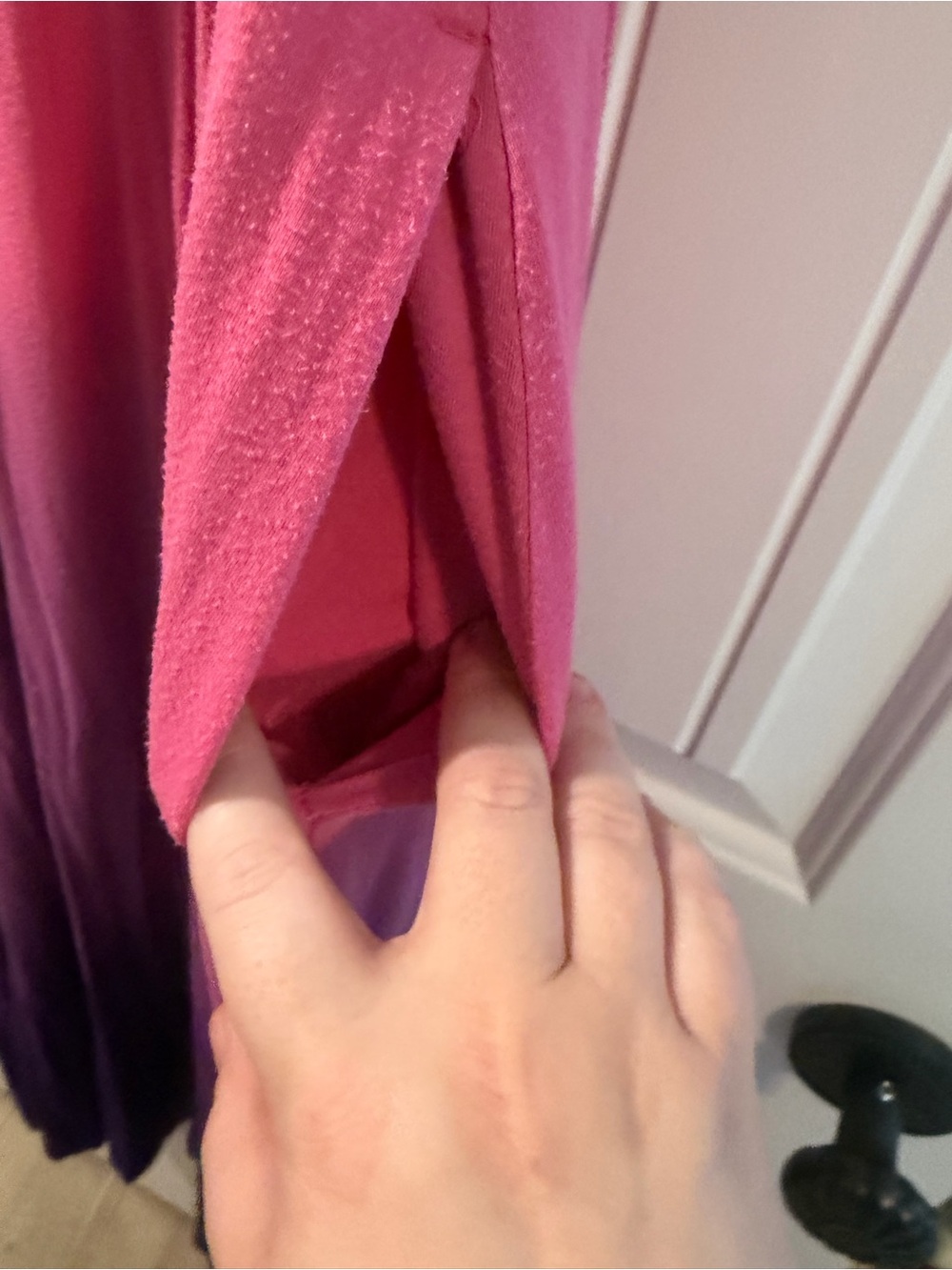 Women’s Ombre Pink / Purple Maxi Dress - Picture 5 of 5